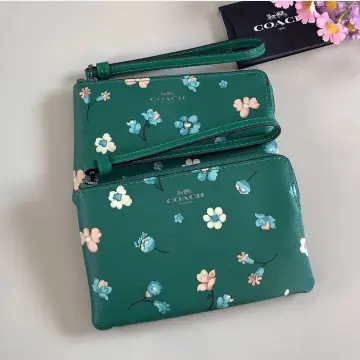 Coach Outlet Small Wristlet With Floral Print - ShopStyle Wallets & Card  Holders