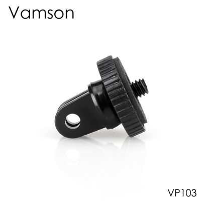 for Gopro Accessories Mini Tripod Mount Adapter 1/4" Monopod For GoPro Hero 8 7 6 5 4 3+ 3 2 for Yi Camera VP103