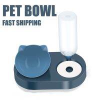 [Big Spade] Universal Cat Bowl ชามสุนัข Automatic Pet DrinkingWater Dispenser Food Container KittenFeeder Pet Supplies