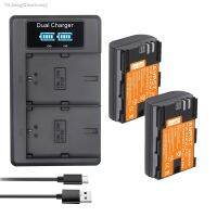 LP-E6 LP E6 LPE6 E6N Battery 2650mAh LED Dual Charger For Canon EOS 5DS R 5D Mark II 5D Mark III 6D 7D 70D 80D Camera new brend Clearlovey