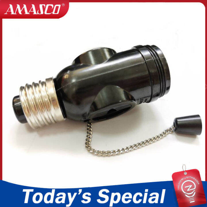 Lamp holder with socket two sockets with hand pull switch Lazada PH