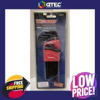 (ส่งฟรี) ชุดเซตประแจหกเหลี่ยม Hex Key Set (ประแจแอล) 13 ชิ้น / WESTWARD - 2CYC6