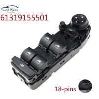 สวิตช์เปิดปิดควบคุมกระจกหน้าต่างประตู61319155501ใหม่สำหรับ BMW 07-14 X5 X6 E87 E90 E91 E70 E71 18P 61316948623 61319132127