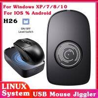 ZZOOI H26 USB Mouse Jiggler Mouse Mover with Button Movement Simulator With ON/OFF Switch For Computer Awakening Keeps PC Active Mover