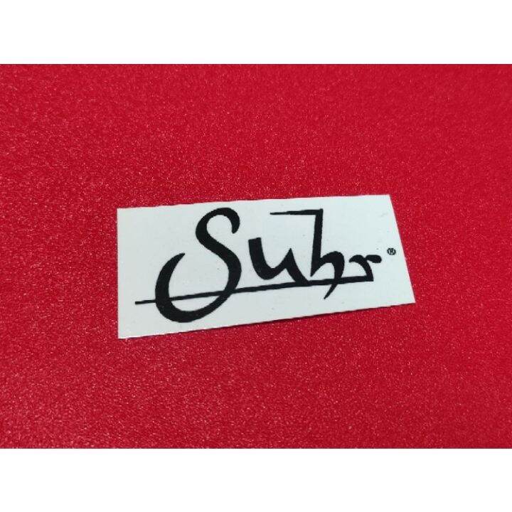 SUHR WATER DECAL WATERSLIDE GUITAR DECALS BLACK Lazada PH