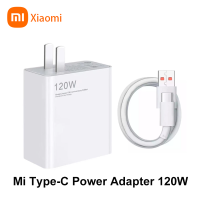 Xiaomi ที่ชาร์จเร็ว120W,อะแดปเตอร์ชาร์จเร็วพร้อมสายเคเบิล Mi Type-C สำหรับ Xiaomi 10 11อัลตร้าสีดำฉลาม4 Redmi Note 9 10 Pro แล็ปท็อปแอร์