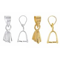 20pcs Iron Ice Pick Pinch Bails Pendants Clasps Clips Bails Connectors Charm Bail Beads Jewelry Findings Jewelry Making