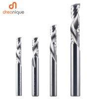 เครื่องตัดมิลลิ่งงานไม้ UP DOWN Cut 1 Flutes Spiral Carbide Milling Tool CNC Router Compression Wood End Mill Cutter Bits