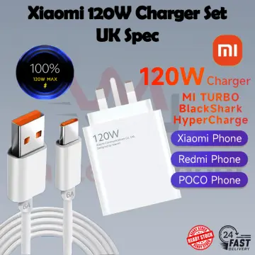 XiaoMi Redmi Note 13 Pro Charger Original 120W Watt Fast HyperCharge  Adapter For Mi 13 Ultra 12T 13 Pro X5 Usb Type C 6A Cable