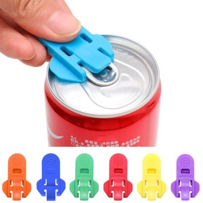 1-6pcs Easy Can Opener Tin Cola Beverage Drink Opener Lid Multi Function Bottle Opener Camping Tool Accessories