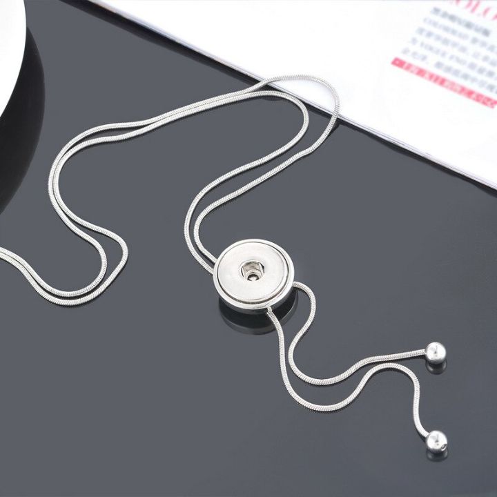 jdy6h-new-metal-adjustable-necklace-70cm-charm-beauty-round-button-fit-diy-18mm-snap-buttons-jewlery-wholesale-dj0075