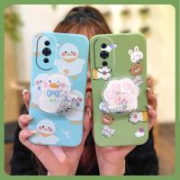 phone case Glitter Phone Case For Huawei Nova10 Pro Rotatable stand Skin feel silicone quicksand Anti-fall cute Cartoon
