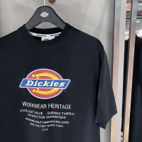 เสื้อยืดแขนลำลองขาสั้นพิมพ์ลาย Dickies คู่ผ้าฝ้ายบริสุทธิ์ฤดูร้อนสินค้าใหม่ที่ดีกับแบรนด์อินเทรนด์สนุกของผู้ชาย T 6919