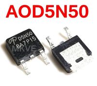 (2ตัว) D5N50 , AOD5N50 , 5N50 , MOSFET N-Channel 5A 500V TO-252 ใช้แทน TMD5N50G ได้