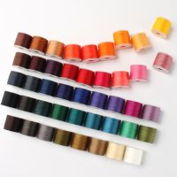 【YD】 0.5mm Round Waxed Thread Polyester Cord Wax Coated Strings for Braided Accessories Leather Sewing 20M/Roll