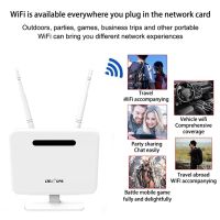 4G LTE CPE A8-E WiFi Router Wireless to Wired 4-Port WiFi Plug-in Card Router with 2 Antenna