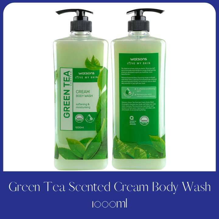 BUY1 TAKE1 Green Tea Scented Cream Body Wash 1000ml Softening And Moisturising Lazada PH