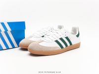 รองเท้าADIDAS SAMBA WHITE GREEN SIZE.40-45 รองเท้าแฟชั่น รองเท้าลำลอง รองเท้าผ้าใบผช พร้อมกล่อง สินค้ามาใหม่ล่าสุด (TU)