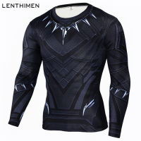 New 3D T Shirt Men Compression Tights Running Shirt Men Fitness Soccer Jersey Gym Long Sleeve Sport Jogging tshirt