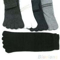 5 Pairs Mens Five Seperate Finger Toes Winter Warm Socks