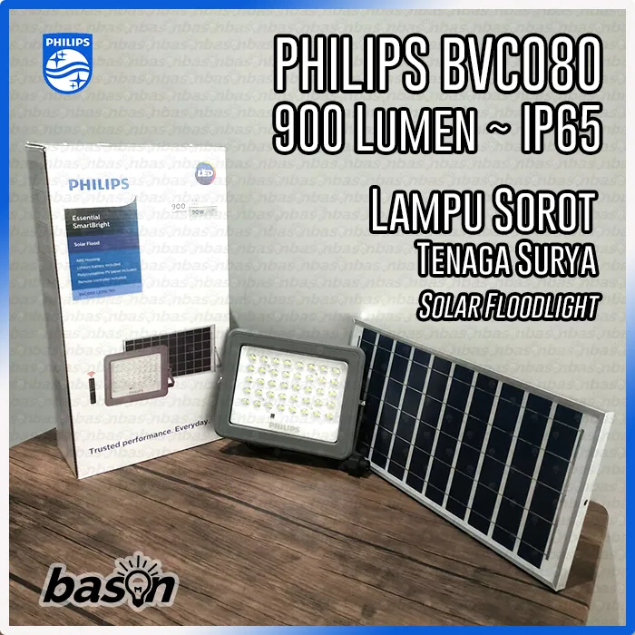 PHILIPS BVC080 LED9 Solar Floodlight - Lampu Sorot Tenaga Surya ...