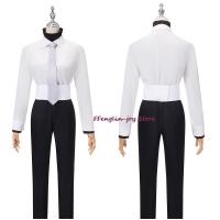 Anime Bungou Stray Dogs 4Th Season Sigma Cosplay Costume Uniform Suit With Tie Halloween Christmas Party Outfit For Men Women