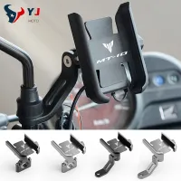 For Yamaha MT10 MT-10 Motorcycle CNC Aluminum Mobile Phone Holder GPS Navigator Rearview Mirror Handlebar Bracket Accessories