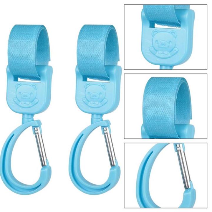 diaper-bag-stroller-straps-stroller-organizer-hook-stroller-clip-2-pieces-baby-stroller-hooks-for-hanging-diaper-bags-grocery-bag-successful
