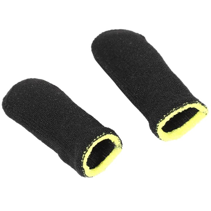 18-pin-carbon-fiber-finger-sleeves-for-pubg-mobile-games-press-screen-finger-sleeves-black-amp-yellow-16-pcs