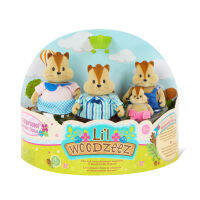 LIL WOODZEEZ CHIPMUNK FAMILY - เซ็ตตุ๊กตาครอบครัวกระแต