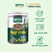 Hạt Chia Đen EPCO FOODS Xuất Xứ Nam Mỹ 400g Hũ 100% Tự Nhiên Không Chất