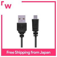 ELECOM micro USB cable microUSB ultra-thin cable transfer/charge 1A output 0.5m Black MPA-AMBXLP05BK