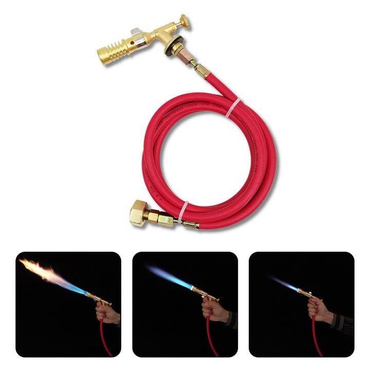 Brass MAPP Welding Torch Copper+Rubber For Soldering Gas Hose Propane