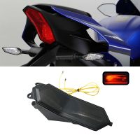 คติก☈✎สัญญาณไฟเลี้ยวเบรคท้ายไฟท้ายแบบรวม Led สำหรับยามาฮ่า YZF R1 R1M R1S 2016 2017 2018 2019 2020 2021 2022 YZF-R6