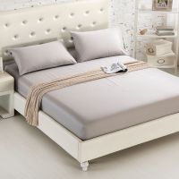 Home Textile Bedsheet Couple Mattress Cover Bed Sheet With Elastic Band Bed Linen Cotton Solid Cleanrance