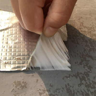 Waterproof Sealing Adhesive Aluminum Foil Tape Butyl Rubber Band for Repairing Surface Crack Roof Pipe  5mx15cm Adhesives Tape