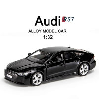 A1:32 Miniature Audi RS7 Diecast รุ่นกีฬารถตกแต่งสำหรับเด็กวันเกิดของขวัญโลหะรถเด็กของเล่นเด็ก F164M