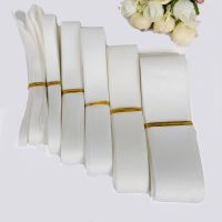 5Yard 7 10 15 20 25 38mm White Color Grosgrain Ribbon Wedding Christmas Decoration DIY Webbing Card Gift Wrapping Gift Wrapping  Bags