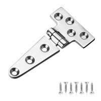 Marine Grade Stainless Steel Boat Hinges 5.95 X 2.95 Inches（151mm X 75mm）  Heavy Duty 316 SS with Screws Accessories