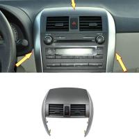 Center Dash A/C Outlet Air Vent Panel +Trim Strip for Toyota Corolla 2007-2013 Air A/C Outlet Trim Cover 55670-02160