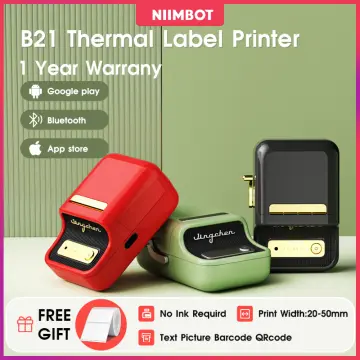  NIIMBOT B21 Inkless Label Maker, Portable Thermal