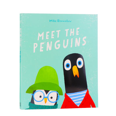 Oxford boutique picture book meet the penguins childrens extracurricular reading story book English original childrens Enlightenment paperback picture book childrens interpersonal communication helps children take the initiative to make friends