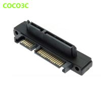 90 degree angle SATA male to SATA female card adapter Serial ATA SSD HDD Extension converter