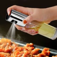 ✕❐ Kitchen Stainless Steel Olive Oil Sprayer Bottle Pump Oil Pot Leak-Proof Grill BBQ Sprayer Oil Dispenser BBQ Tools