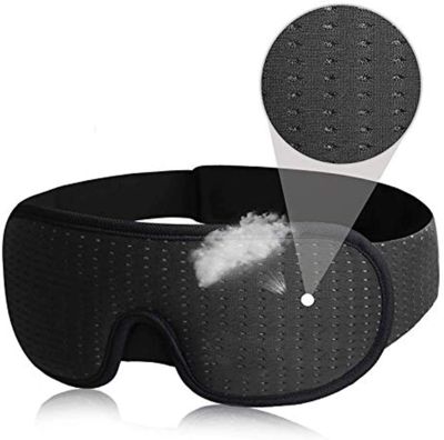 【hot】❀ for Lights Blockout Soft Padded Sleeping Fabric Cover Blindfold Eyepatch