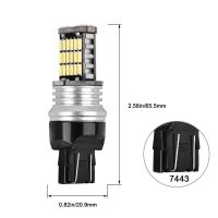 2pcs 1156BA15S P21W canbus led 4014 45 SMD 45SMD Lights DRL car led turn signals Light 1157BAY15D 3156 3157 7440 7443