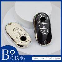 Bochang ฝาครอบเคสกุญแจรถยนต์ TPU สำหรับ Mercedes Benz 2021 C /S คลาส W223 W206 S350L S400L S450L อุปกรณ์ป้องกัน S500L