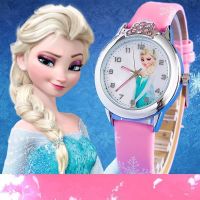 นาฬิกาข้อมือ สายหนัง เอลซ่า โฟรเซ่น สายสกรีน นาฬิกา หนัง Frozen Elza Elsa Anna แอนนา เจ้าหญิงน้ำแข็ง เจ้าหญิงหิมะ