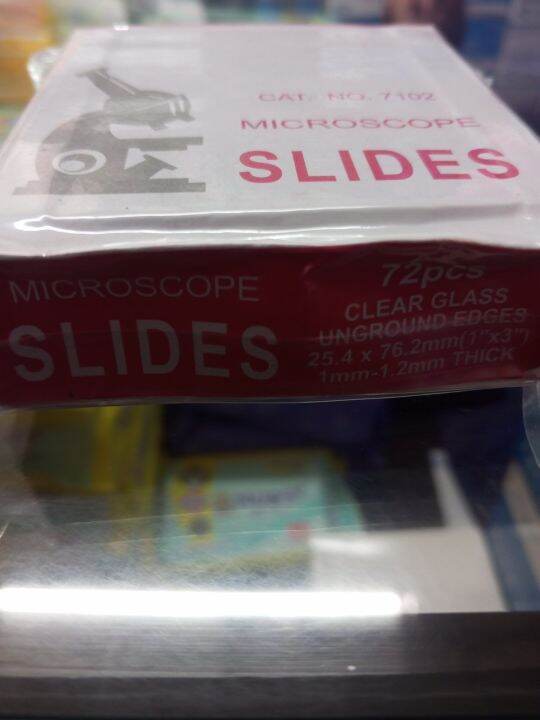 Plain Microscopes Slides (72pcs) Lazada PH