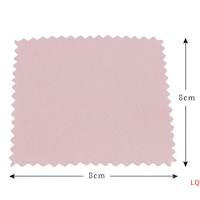 LQ 50ชิ้นผ้าขัดสีเงินทำความสะอาดเครื่องประดับผ้าทำความสะอาดเครื่องมือป้องกันการเสื่อมเสีย